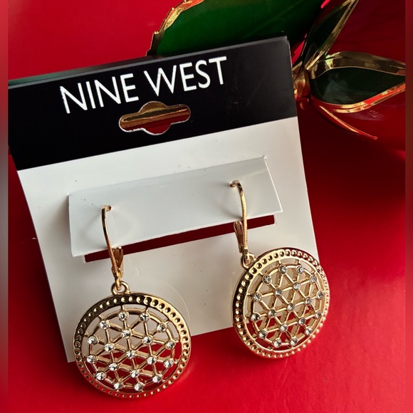 Nine West Jewelry - Nine West Gold and Silver Geometric Earrings